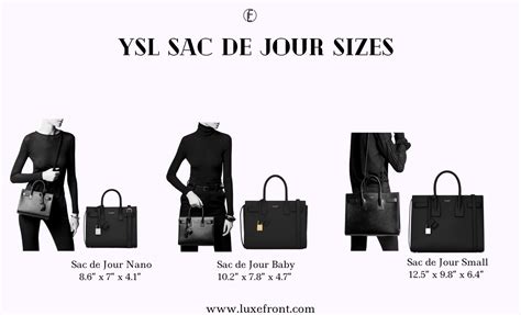 ysl sac de jour noir|YSL sac de jour sizes.